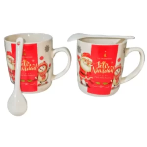 Juego de tazas navideñas en arequipa peru