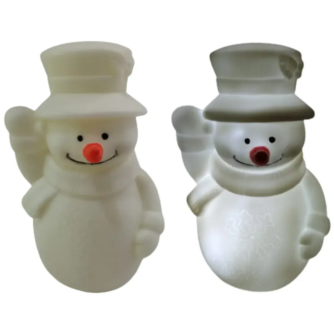 Mini Lámpara muñeco de nieve | a batería