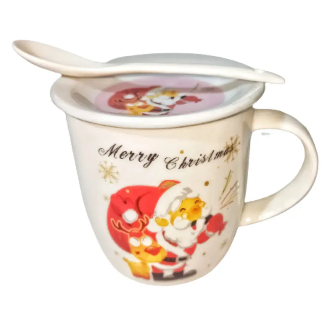 Juego de Taza, plato y cucharita | en caja para regalo