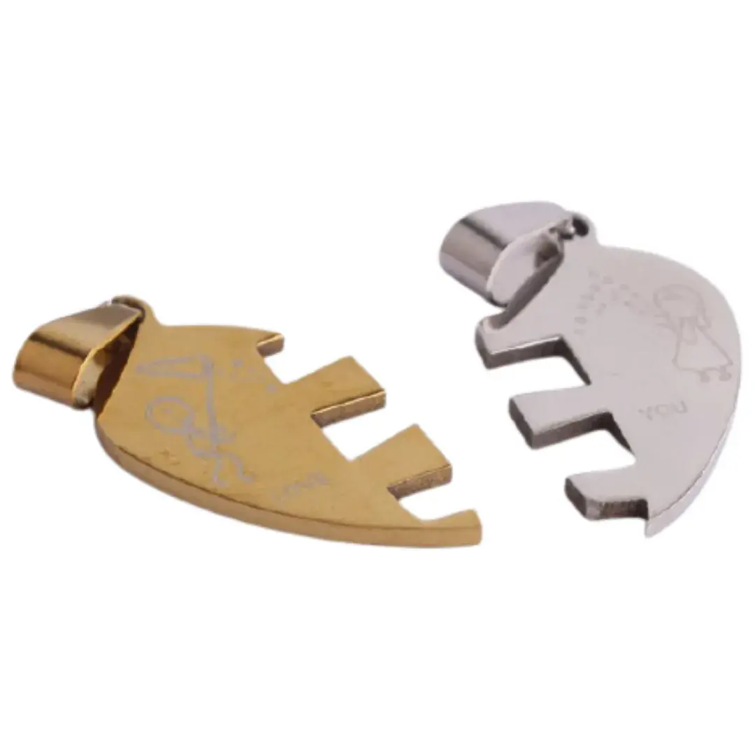 Collar | Colgante doble para novios pareja