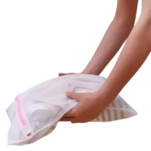 Bolsa de lavandería con cierre para ropa interior, medias