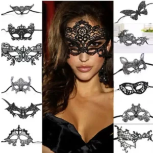 Antifaz de encaje para disfraz