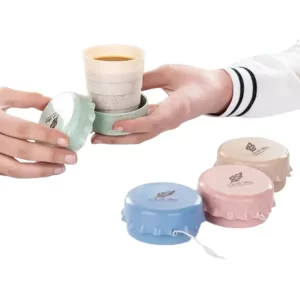 Vaso portable plegable retractil ecológica